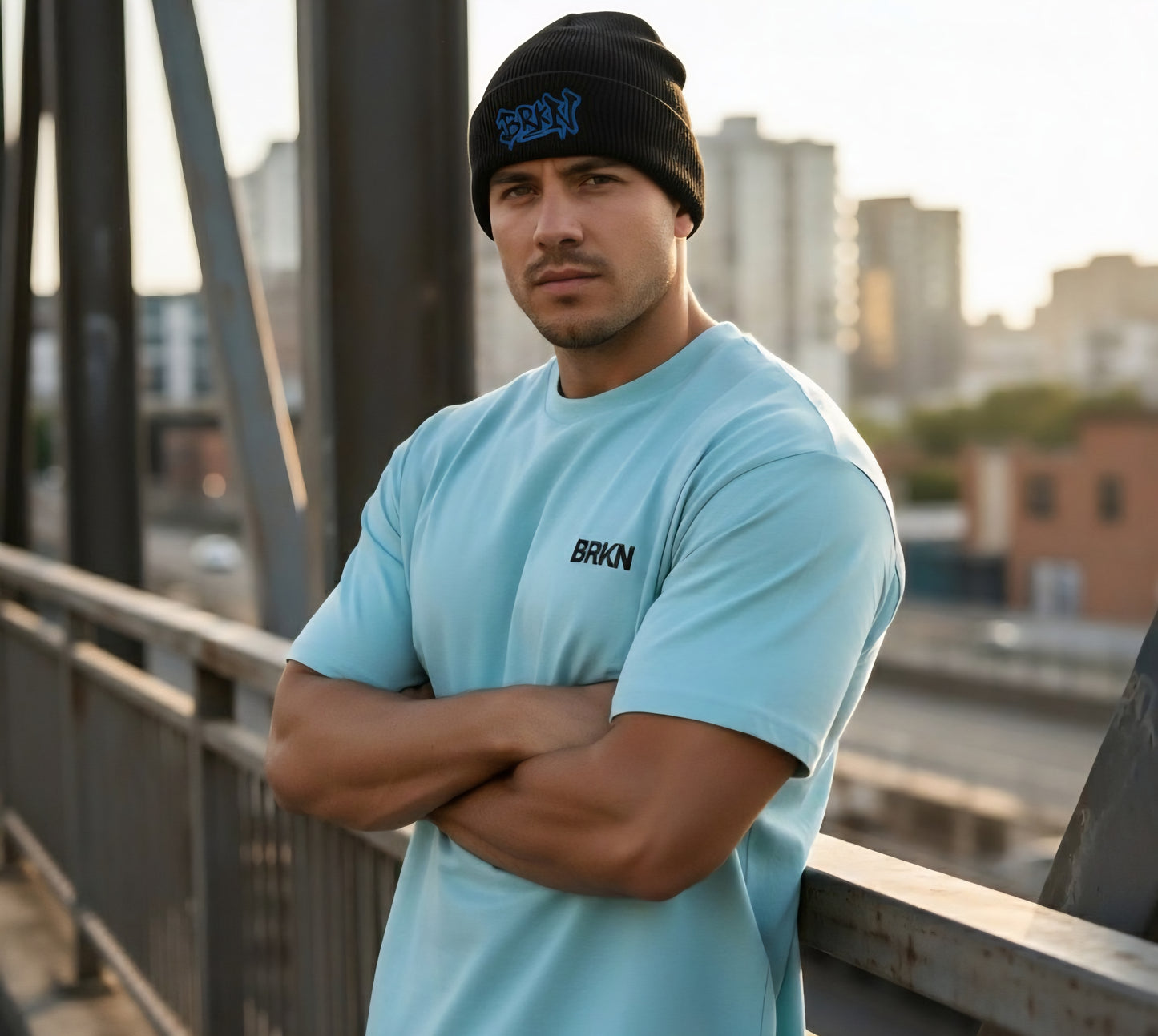 Puffed Embroidered Beanie