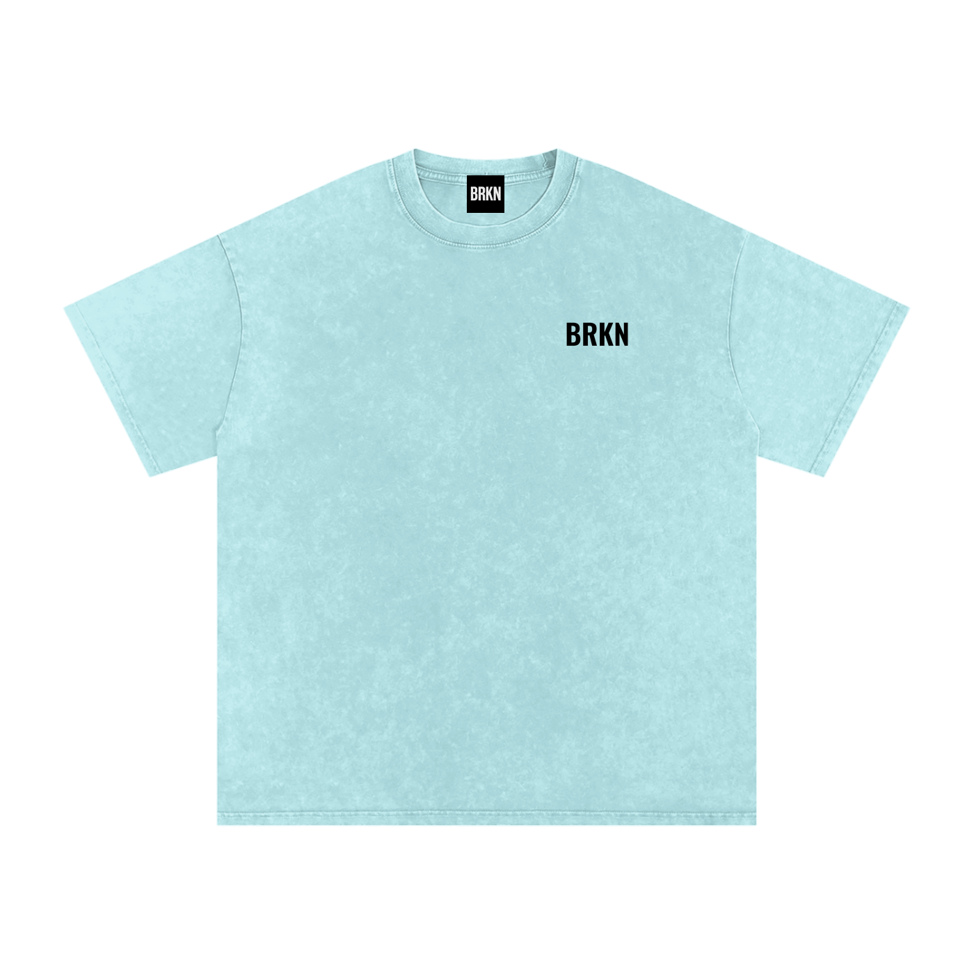 BRKN Snow Washed Oversized Cotton T-Shirt