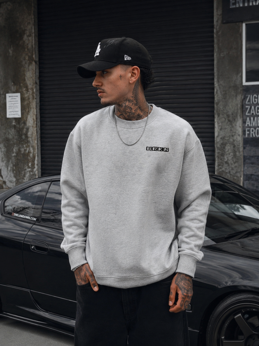 Boxy Fleece Crewneck Sweatshirt