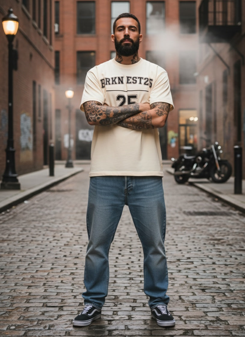 BRKN College Cotton T-Shirt