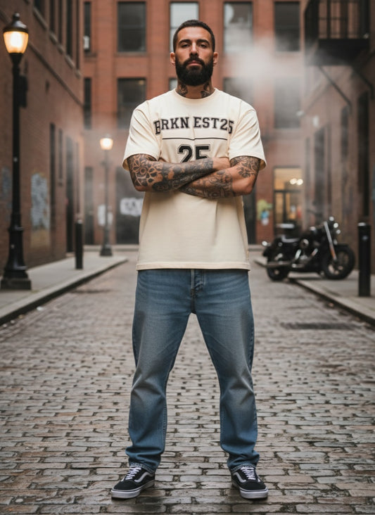 BRKN College Cotton T-Shirt